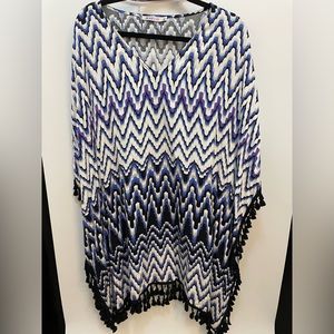 JUSTFAB ZIGZAG KAFTAN DRESS
